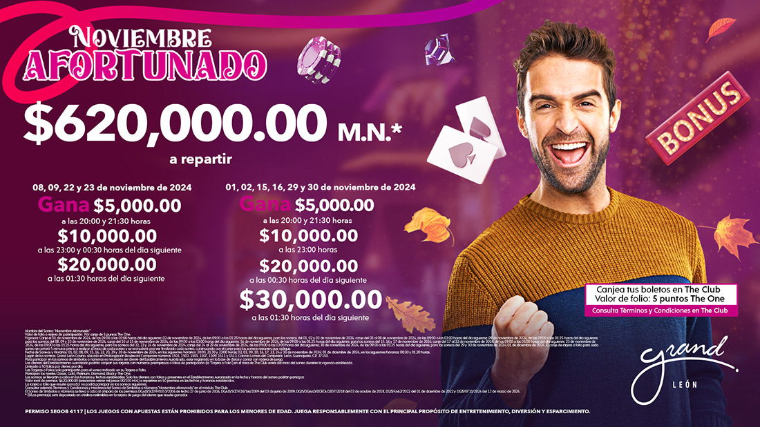 Sorteo Noviembre Afortunado